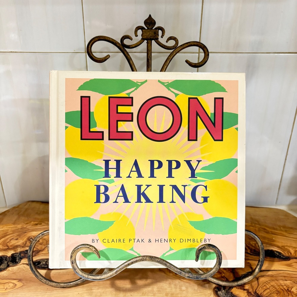 LEON Happy Baking Claire Ptak Henry Dimbleby Hardcover2019 Review Copy Press Kit